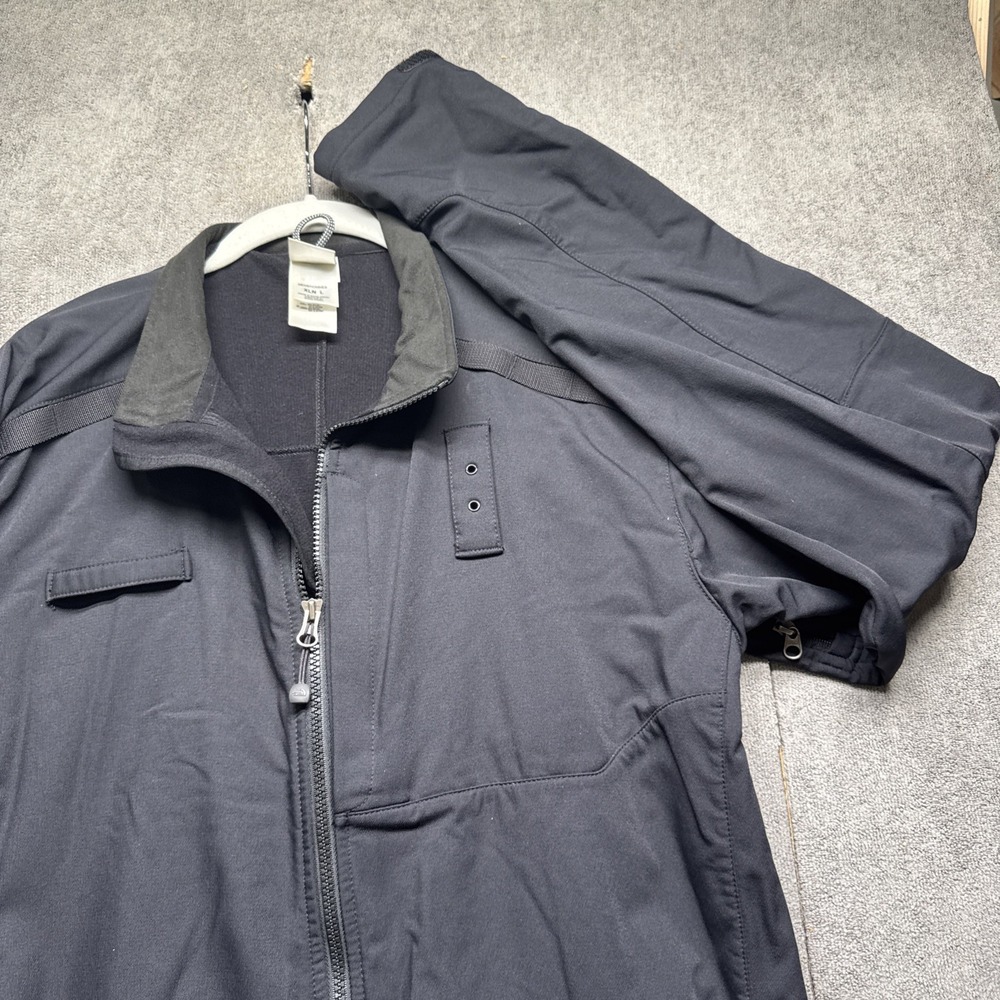 North Face Men's Black Softshell Jacket XL Outdoor Hiking Windbreaker